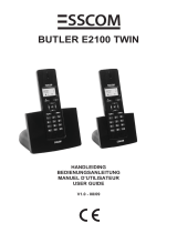 Esscom BUTLER E2100 TWIN Owner's manual