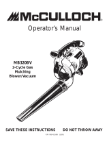 MTD MB320BV User manual
