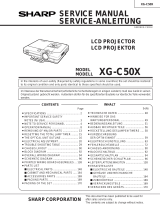 Sharp XG-C50X User manual