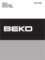 Beko DV 1160 User manual