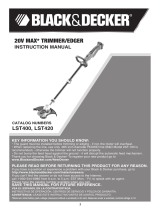 Black & Decker LST400 User manual