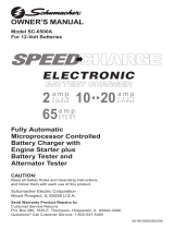 Schumacher SC-6500A SpeedCharge User manual