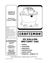 Craftsman 113.177621 Owner's manual