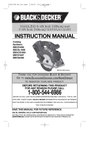 Black & Decker BDGCS1806 User manual
