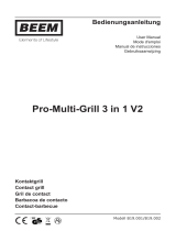 Beem Pro-Multi-Grill 3 in 1 V2 User manual