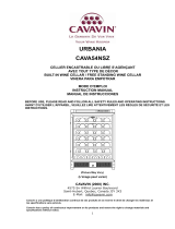 Cavavin URBANIA CAVA54NSZ User manual