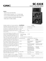 QSC DCS-SC-322C User manual