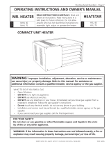 Enerco Electric Heater MHU 75 User manual