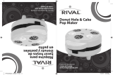 Rival Donut Hole & Cake Pop Maker Owner's manual