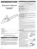 Remington RM5220R Rodeo Pro User manual