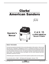 Clarke l 1600DC User manual