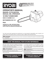 Ryobi P541 User manual