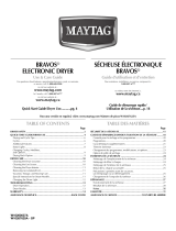 Maytag MEDB200VQ - Bravos Series 29-in Electric Dryer User manual