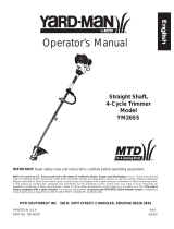 MTD YM26SS User manual