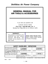 DeVillbiss Air Power Company MGAT-1 User manual