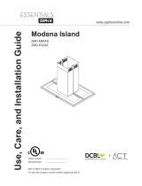 Zephyr ZRM-E42AS Installation guide