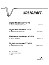 VOLTCRAFT VC-110 Owner's manual