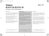 Roland EXR-3 Owner's manual
