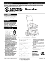 Campbell Hausfeld GN30c502AC User manual