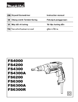 Makita FS4000 User manual