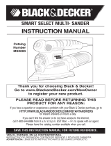 BLACK+DECKER MS2000 User manual