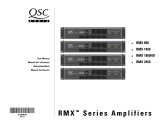 QSC Audio RMX User manual