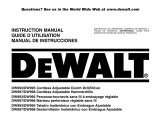 DeWalt DW998K-2 User manual