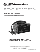 Schumacher INC-800A User manual
