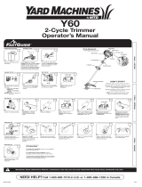 Yard Machines Y60 User manual