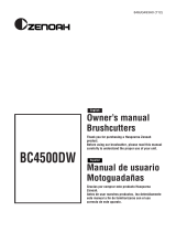 Zenoah BC4500DW Owner's manual