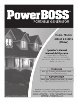 Briggs & Stratton PowerBoss 030255 User manual