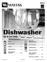 Maytag MDB7601AWQ - 24 Inch Full Console Dishwasher User manual