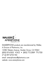 Ameriphone HA30 User manual