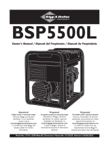 Briggs & Stratton BSP5500L User manual
