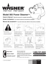 WAGNER 905 Power Steamer Owner's manual
