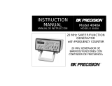 B&K Precision 4040A User manual