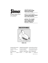 Simer 2105 Owner's manual