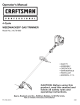 Craftsman 316.79199 User manual