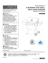 Master Forge LPG User manual