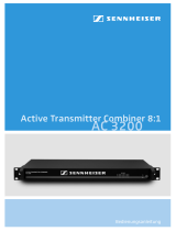 Sennheiser AC 3200 User manual