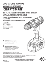 Craftsman 315.116890 User manual