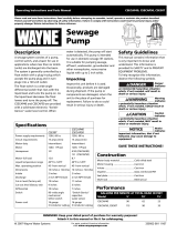 Wayne CSECAP50 User manual