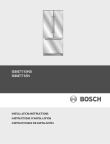 Bosch B36ET71SN Owner's manual