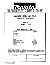 Makita MAC500 Owner's manual