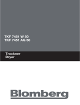 Blomberg TKF 7451 W 30 User manual