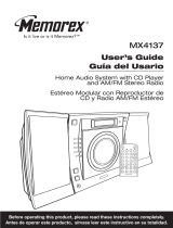 Memorex MX4137 - Micro System - Radio User manual