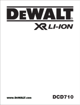 DeWalt DCD710 T 1 Owner's manual