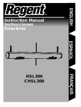 Regent CHSL300 User manual