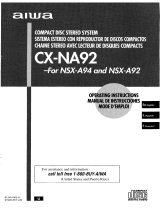 Aiwa NSX-A92 User manual