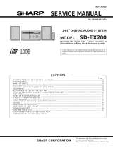 Sharp SD-EX200 User manual